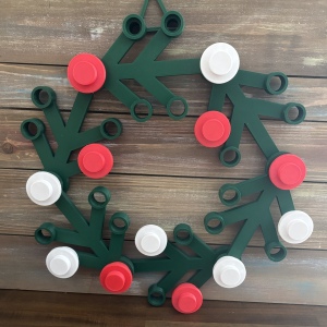 Large Brick Scale Christmas Wreath
